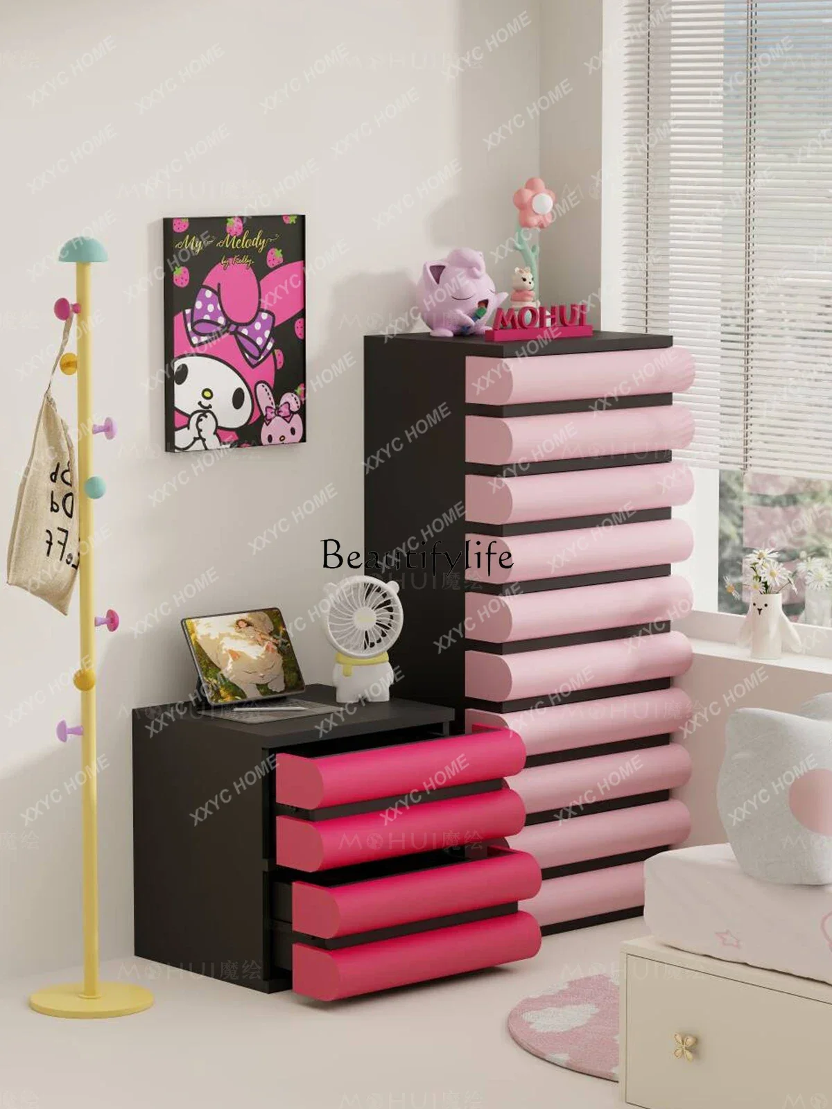 Bedside table Bedroom bedside decorative cabinet