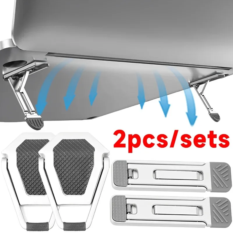 Universal Laptop Holder Back Sticker for Macbook Notebook Cooling Invisible Portable Mobile Phone Stand Desktop Support Bracket