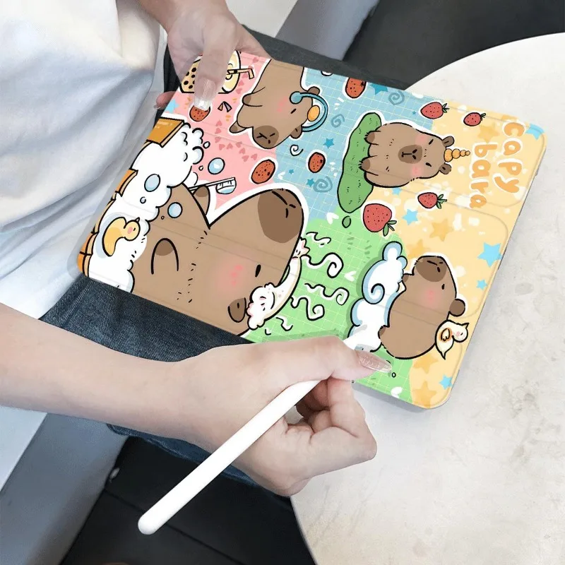 Capybara Smart Cover Case for IPad Pro 11 Ipad Mini6 8.3 Ipad 5