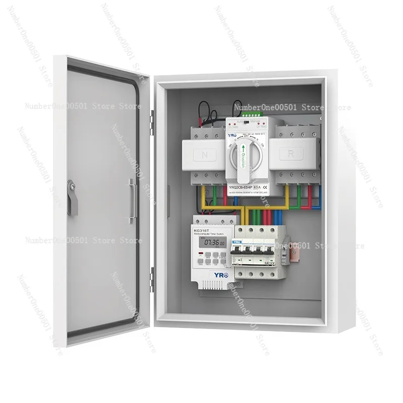 

Коробка автоматического переключателя двойной мощности, 220 В, переключение синхронизации сетевого генератора, полная распределительная коробка низкого напряжения