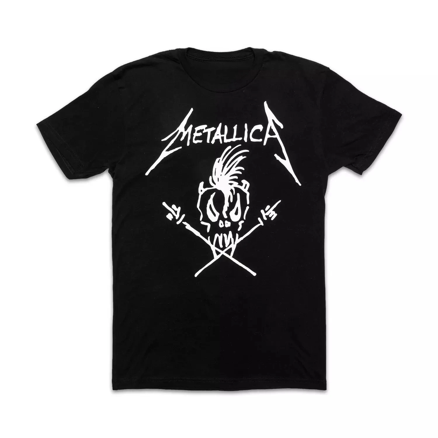 Metallica Rock Band Graphic T‑Shirt Unisex Short‑Sleeve Casual Top Heavy Metal Fan Tee Streetwear For Music Lovers Daily