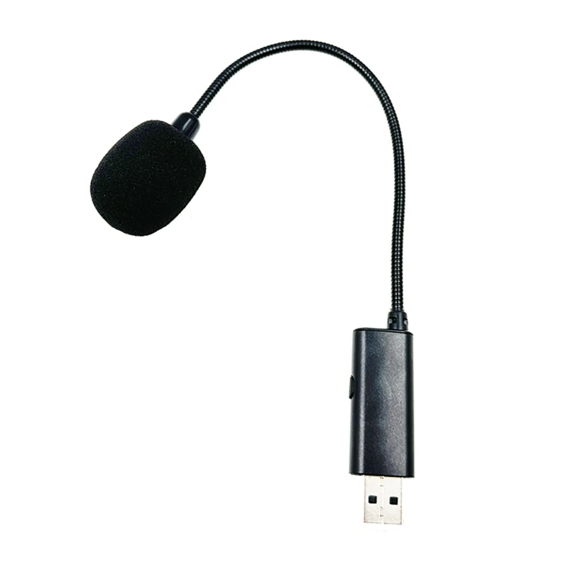 

USB Miccrophone with Omnidirectional Pickup Usb Lapel Mic for Podcasts Dropship