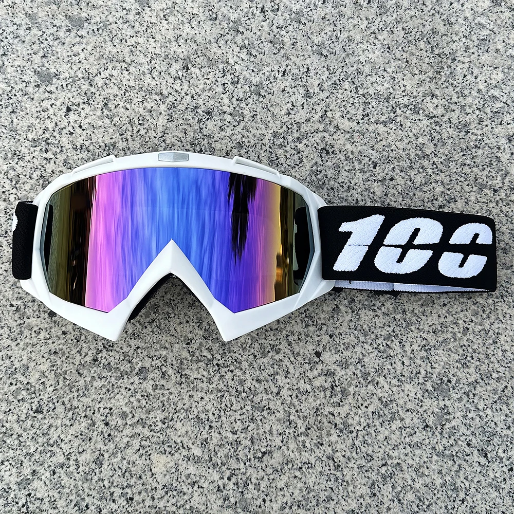 100 Motorcycle Goggles Cycling Glasses Outdoor Off-Road Ski Sport MX ATV Dirt Bike Racing Glasses Motocross Goggles Bike Glasses image 4