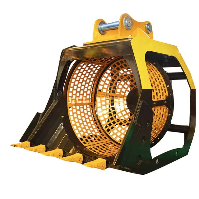 YG 360 Degree Rotating Screen Bucket for Excavator /Concrete Rotary Screen Bucket/Screening