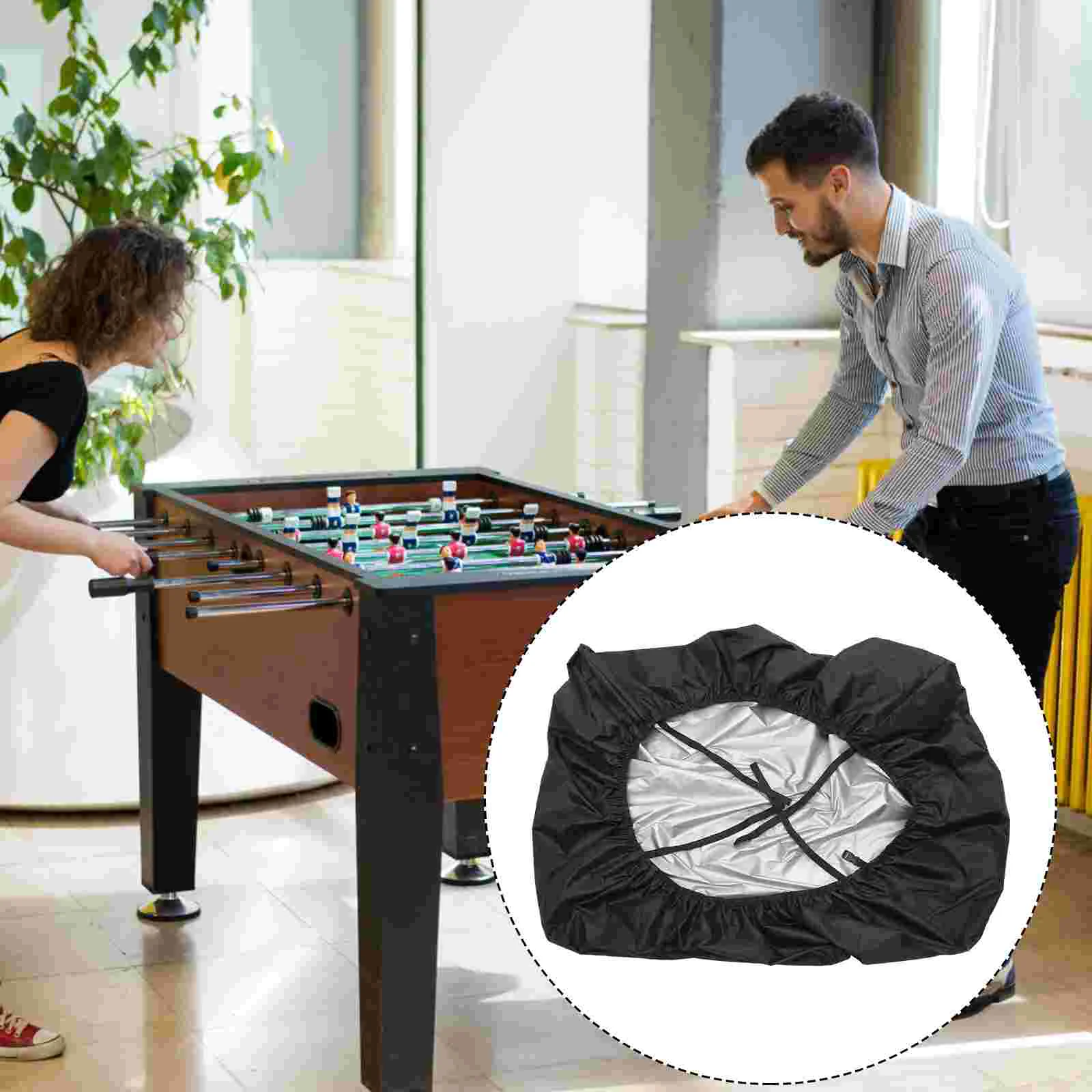 

Foosball Cover Supply Mini Football Foldable Table Soccer Balls Reusable Protector Section