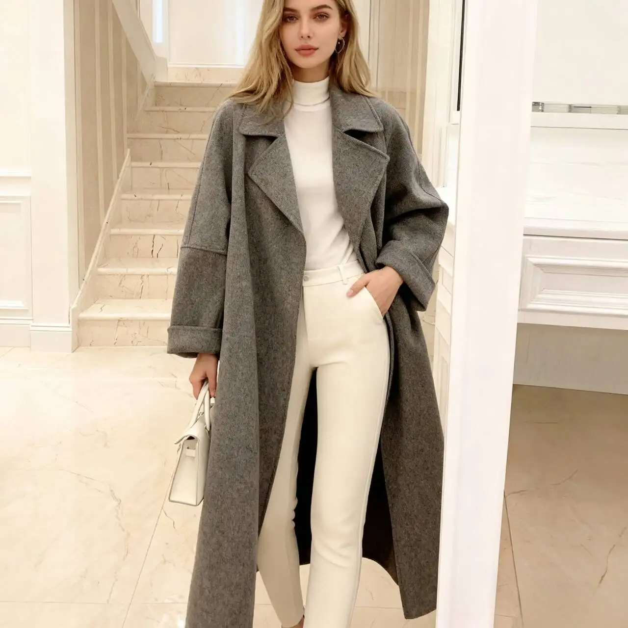 

Шерстяные пальто, женское шерстяное пальто, короткое женское осеннее парчовое шикарное пальто во французском стиле, современная удобная одежда для конференций