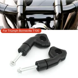 Motorcycle Handlebar Risers Parts Tupe Kit for Triumph Bonneville T100 T120 Scrambler1200XC Bobber Black Street Twin Bobber
