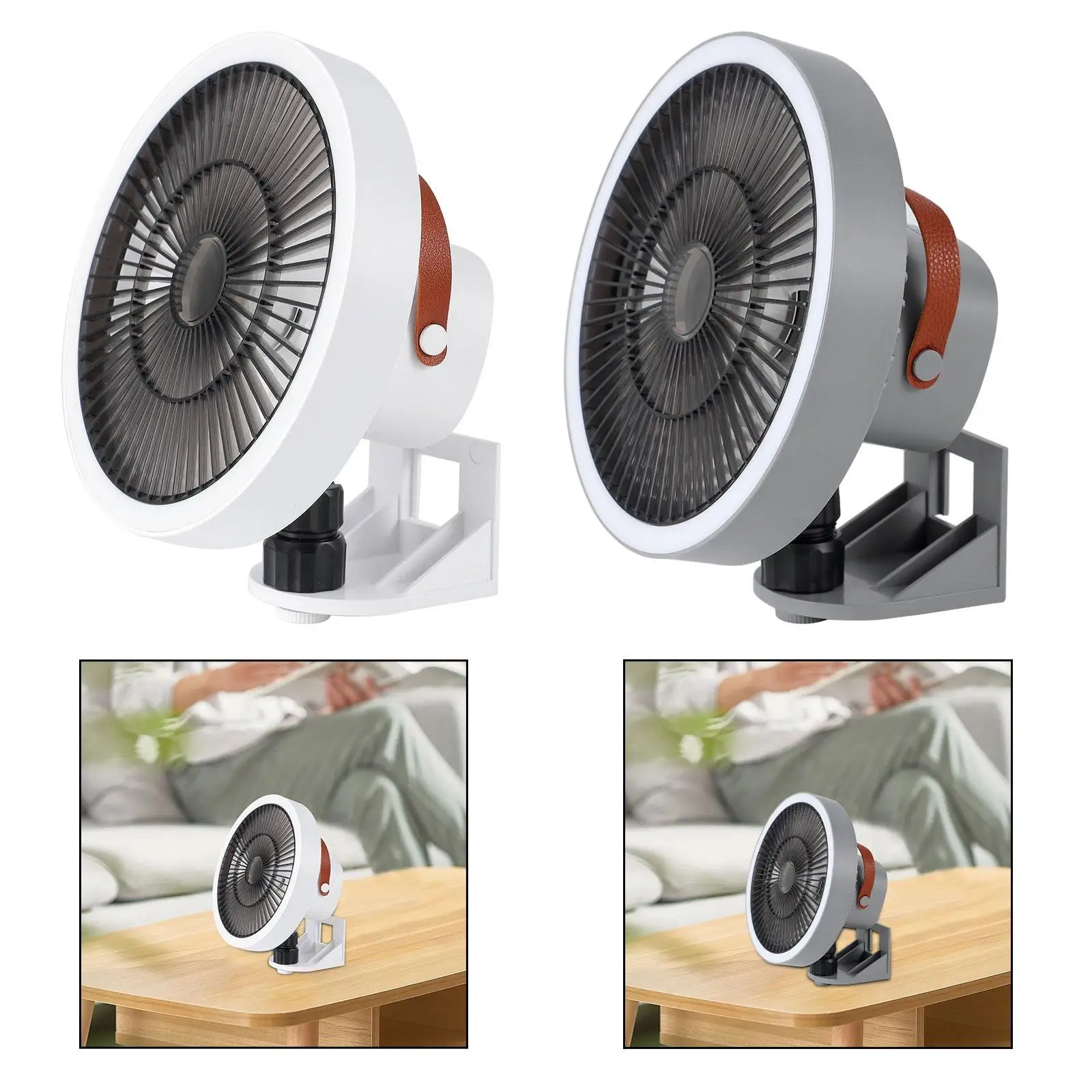 Настенный вентилятор 5 В/2 А, ночник, простая установка 180 °   Потрясающая головка с радиоуправлением для кухонного рабочего стола в помещении, гаражное основание