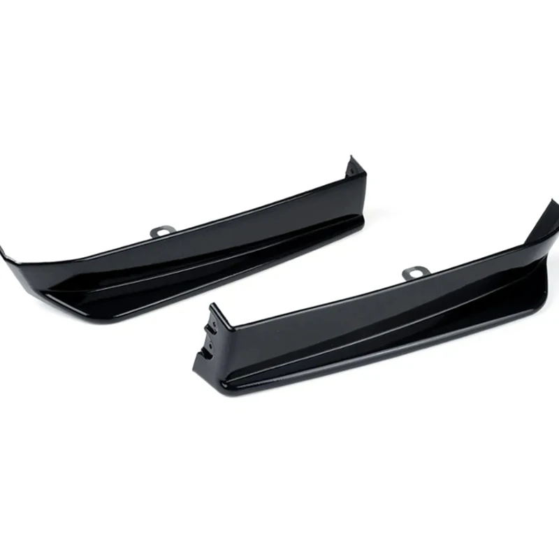 2PCS Anti-Scratch Car Rear Bumper Lip Aprons Spats Splitters Add-On Side Aprons Cap Spoiler For Subaru Impreza WRX STI