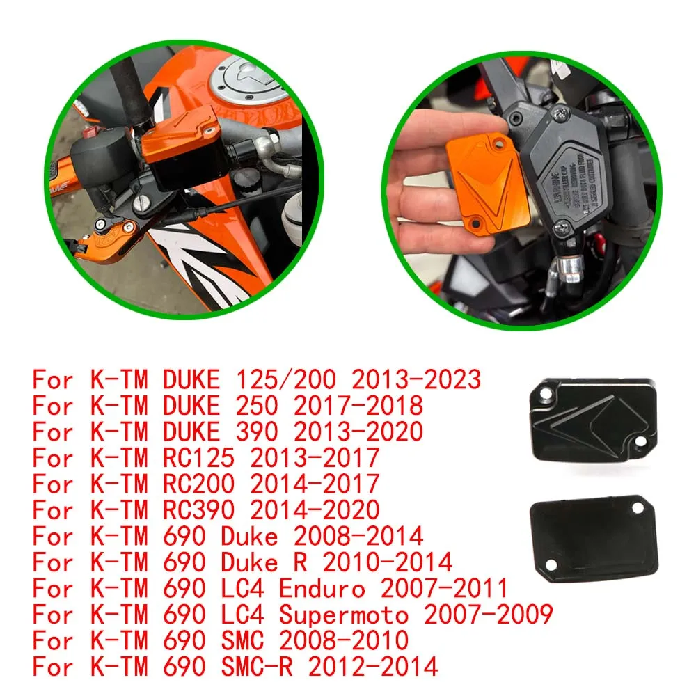 Tappo di copertura del serbatoio del liquido dei freni anteriori del motore per K-TM RC125/200/390 Duke 125/200/250/390 690 Duke/Duke R/LC4 Enduro/SMC/SMC-R