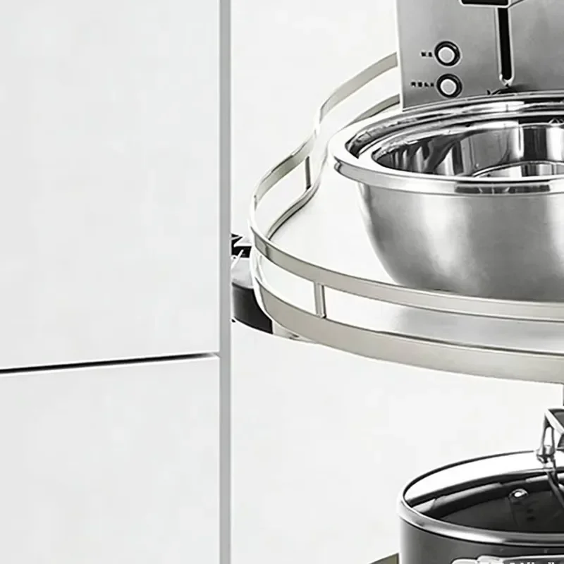 Cabinet accessories, drawer rack, rotating tray S-corner kitchen locker, kitchen rotating basket MAJAZ