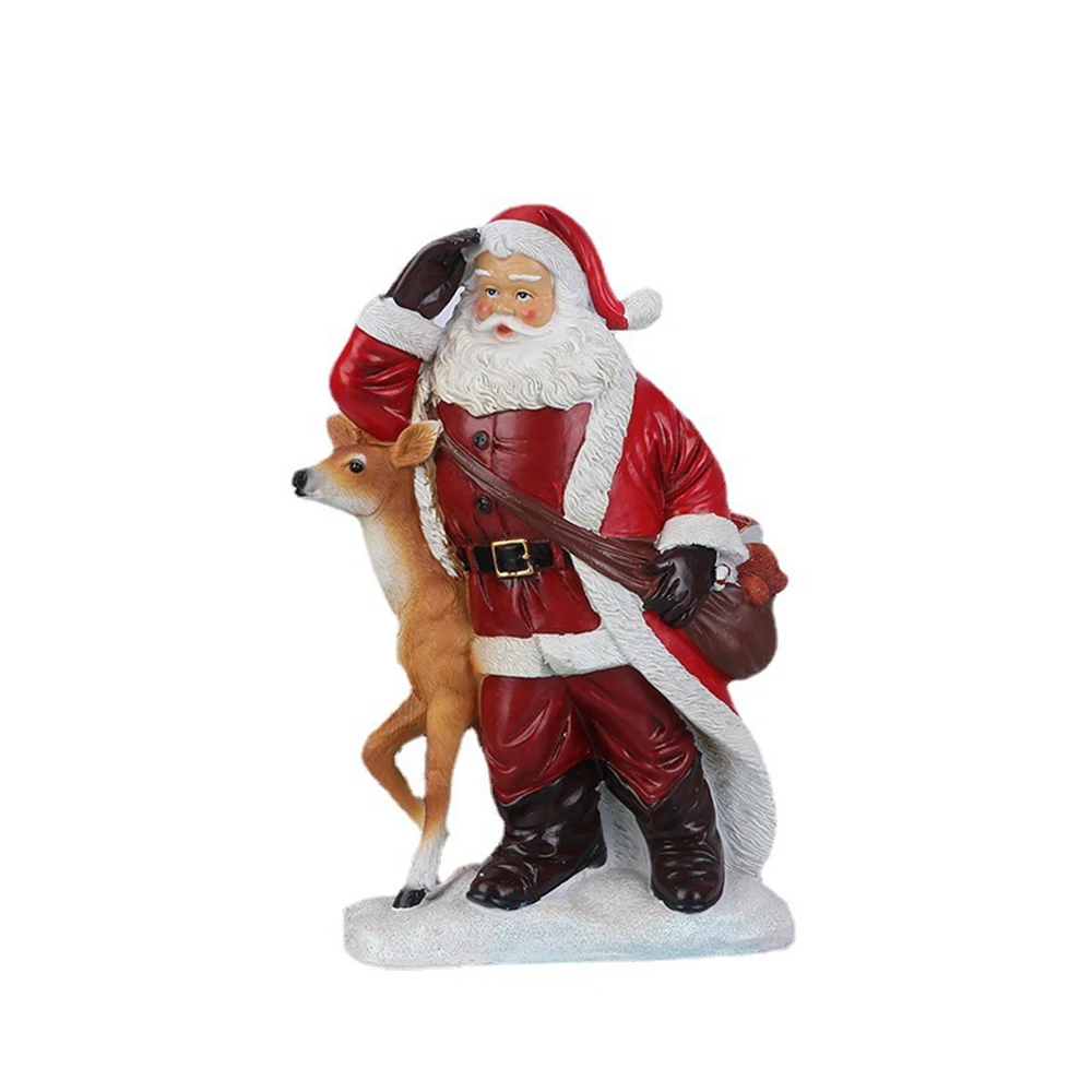 

Cross border Santa Claus decorations ornaments Christmas gifts Statue Sculpture Figurine Nordic Room Home Decor Decoration Desk