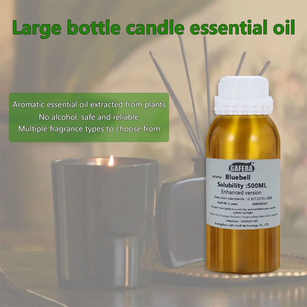 

GAFERA 500/5ml Aromatherapy Essential Oil For Candle Wax Flake Aroma Gypsum Car Air Outlet Aromatherapy Car Decoration Materials