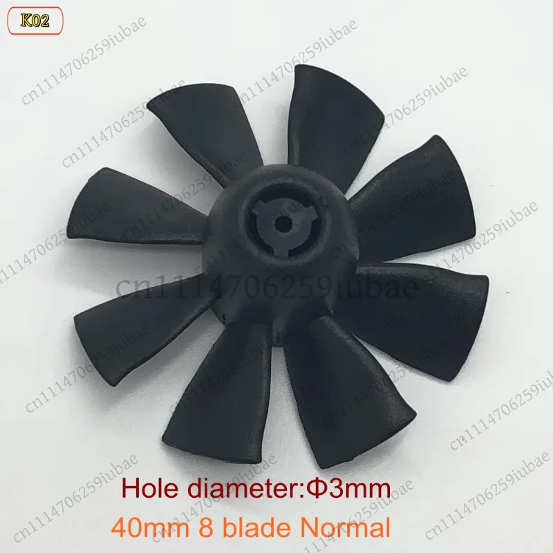 RC EDF Fan Blades 40mm 68mm 70mm 90mm 120mm, Normal & Reversed Replacement Parts