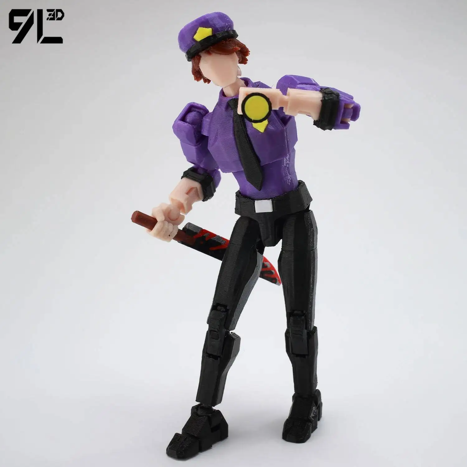 9L3D Dummy13 Lucky13 Bären-Actionfigur Spielzeug Vollbewegliches Anime-Modell Stressabbau Desktop-Dekoration, Horror-Spiel Sammlerstück – Detail 7