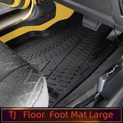 Plastic Floor Foot Mat Large Surround Waterproof Non-Slip Carpet Soundproofed for Jeep Wrangler TJ T009 LantSun