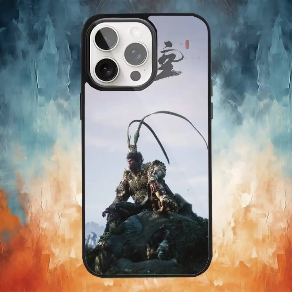 حافظة هاتف B-Black Myth Wu K-Kong لهاتف iPhone17,16,15,14,13,12,11 Plus، Pro Max Magnetic للشحن اللاسلكي Magsafe #6