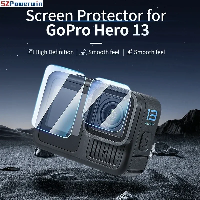 2 Sets Touch Screen Film For Gopro Hero 13 Camera Lens Protector High Definition Smooth For Gopro13 Scrachproof HD Tempered Film