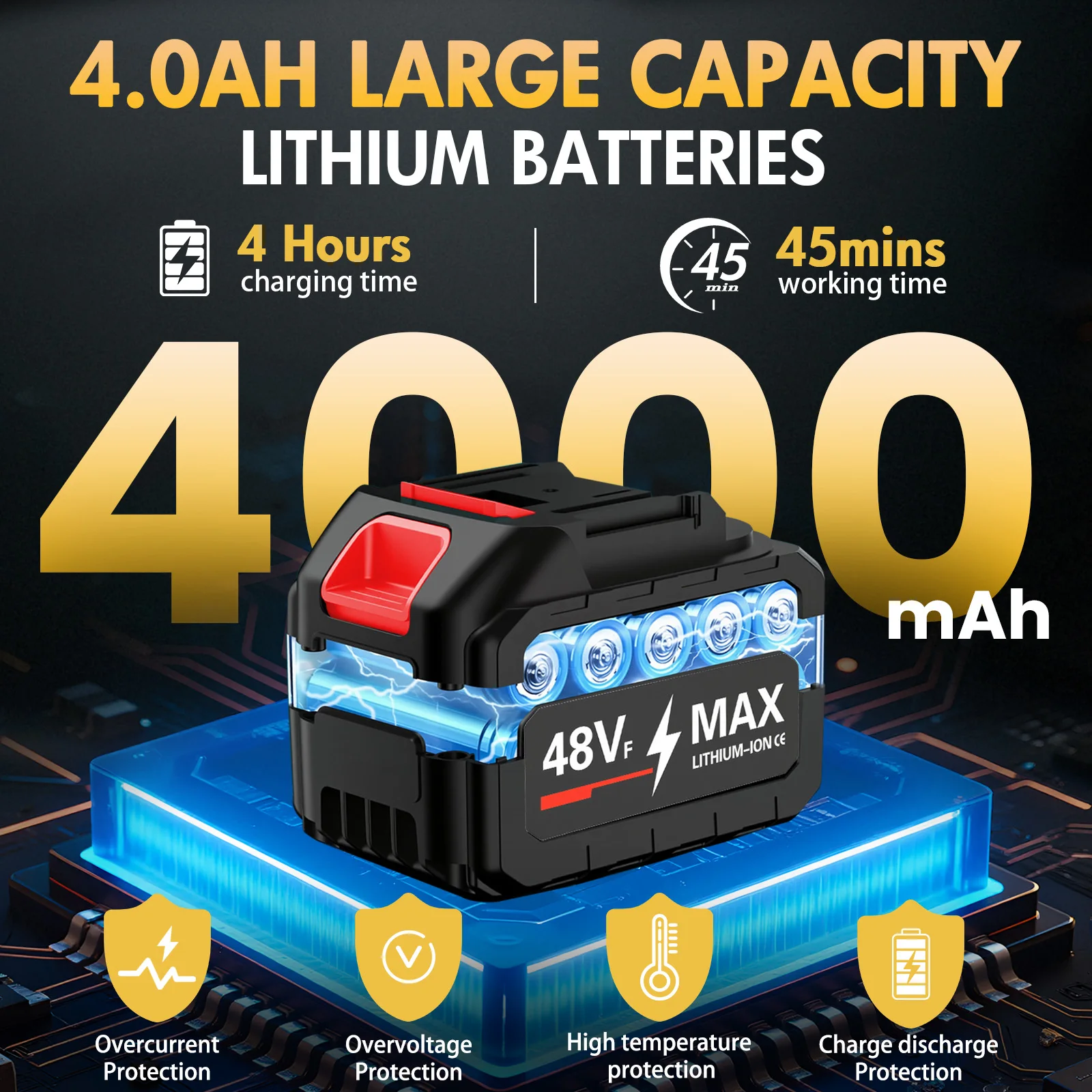 21 فولت المحمولة جهاز تنظيف يعمل بالضغط اللاسلكي G970PSI يده ارتفاع ضغط غسيل السيارات مدفع المياه 6 في 1 فوهة قابلة للتعديل بطارية 4.0Ah