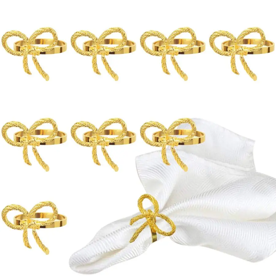 

100 кольц для салфеток из сплава, ажурные, в форме цветка, держатели для салфеток для обеденного стола, для ужинов, свадеб, банкетов, набор для сервировки стола