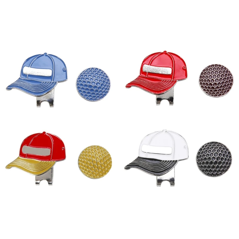 

Y1UB Golf Hat Clip Golf Ball Aiming Marker Holder Training Aids Accessories