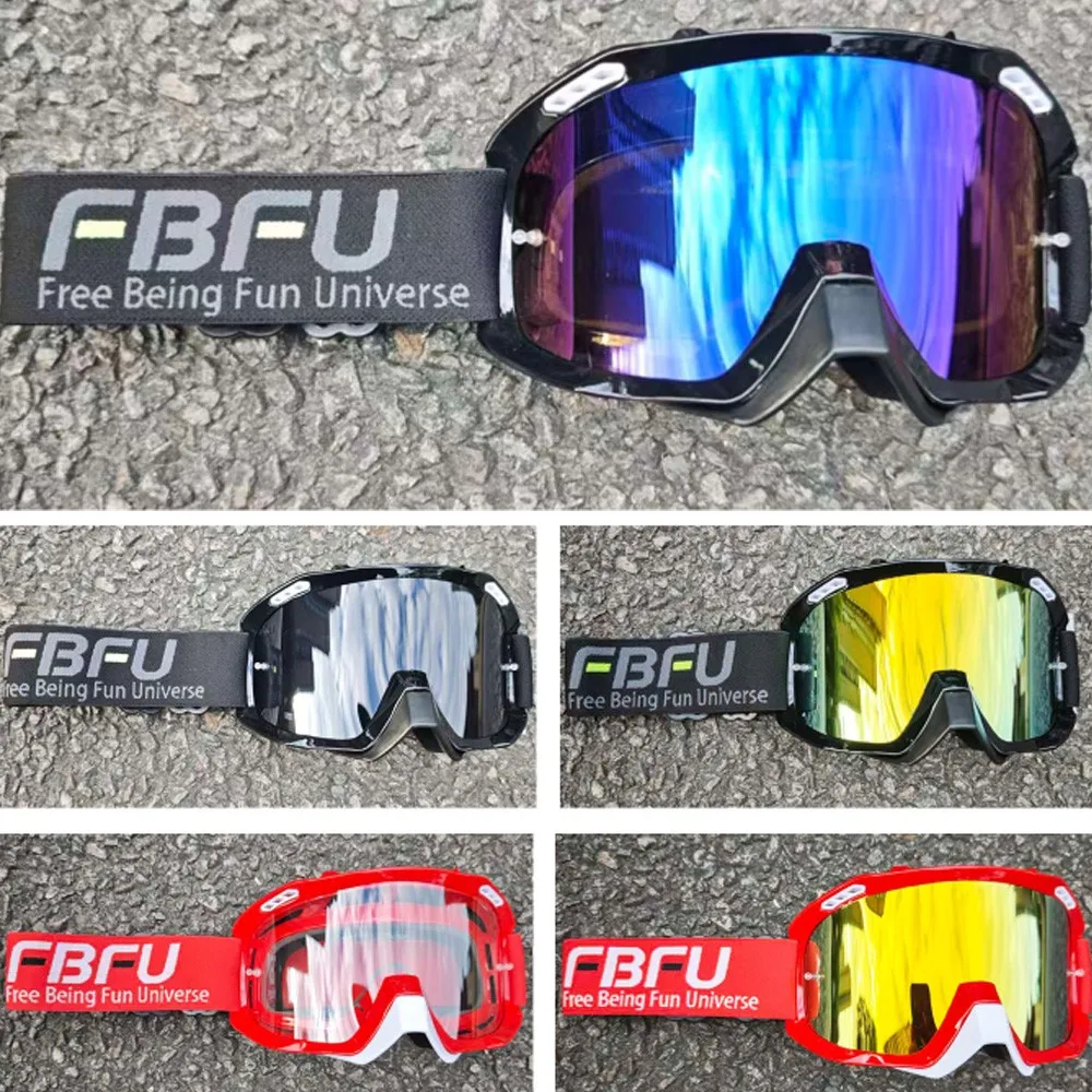 

Helmet Compatible Ski Safety Goggles Anti UV Panoramic Large Lens Dust Snow Block for Mountain Skiing