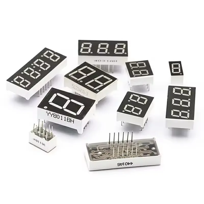 5PCS Display a cifre a LED Tubo a cifre da 0,56 pollici 7 segmenti 1 bit 2 bit 3 bit 4 bit Tubo digitale Verde smeraldo COME Anodo catodo comune BS