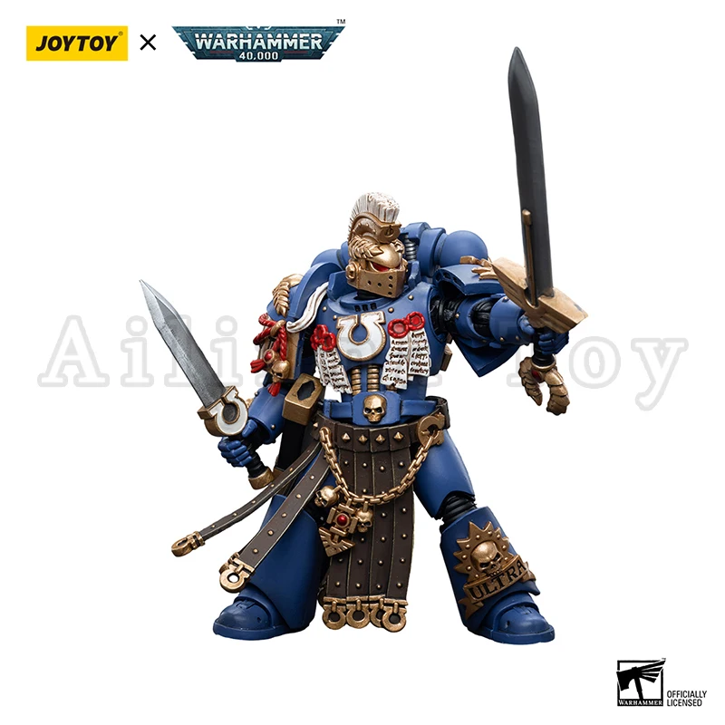 JOYTOY 1/18 Action Figure 40K Ultramarines Honour Guard Chapter Champion Re-issue Version Anime Military Model