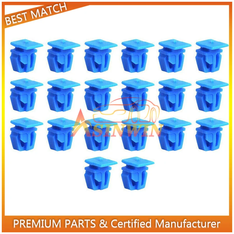 

20pcs 75305-SH2-003 Auto Door Trim Panel Retainer Retaining Clips Auto Rivet Car Accessories For Honda Civic CR-V 75305SH2003