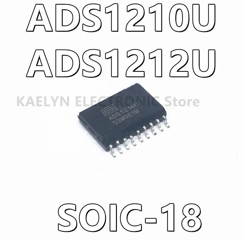 5Pcs/lot  ADS1210U ADS1210 ADS1212U ADS1212 24 Bit Analog to Digital Converter 1 Input 1 Sigma-Delta 8-SOIC