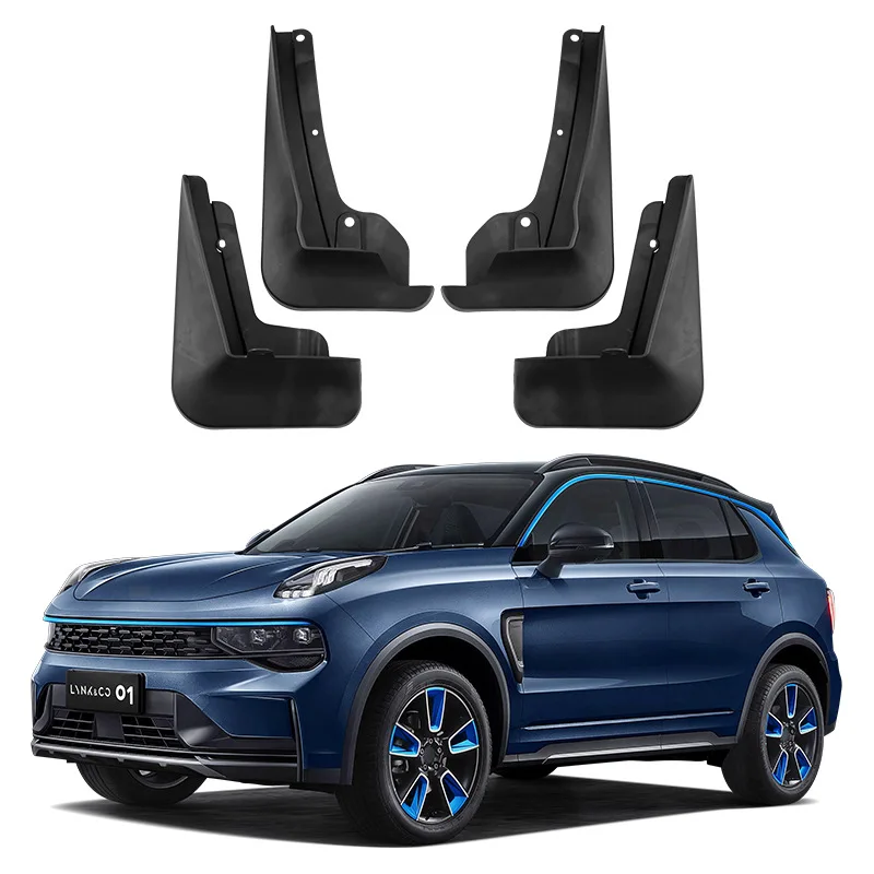 Car Mud Flaps For Geely LYNK&CO 01 2021 Splash Guards Fender Mudflaps Automotive Exterior Car Accessories Auto Parts