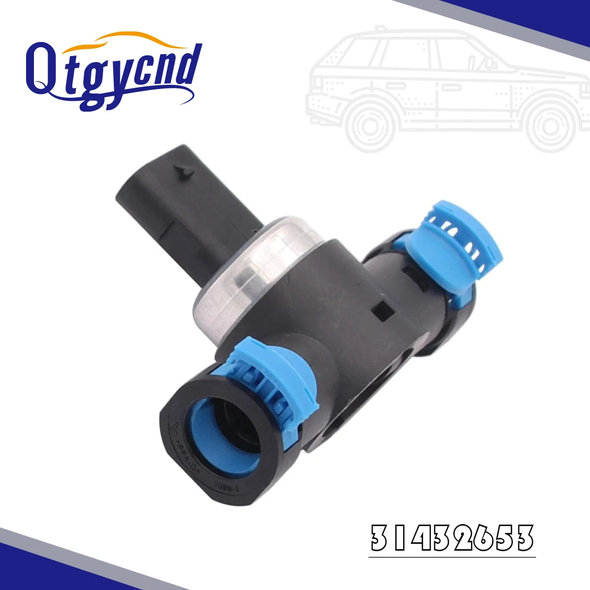 31432653 Fuel Pressure Sensor Easy Installation For Volvo V90 XC60 S60 V40 V60 V70 31405791 31478293 V95-72-20137