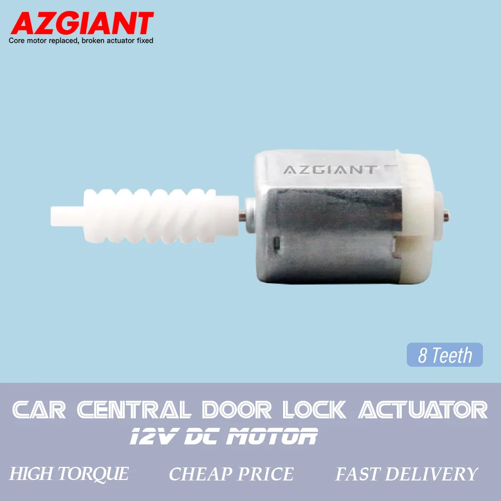 AZGIANT 1-5pcs 8Teeth 81320-D2710 For 2019-2022 Hyundai i10 MK3 Car Door Lock Actuator Motor 12V DC Motor Engine Repair