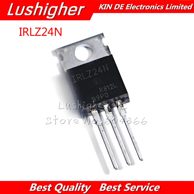 10PCS IRLZ24NPBF TO220 IRLZ24N IRLZ24 TO-220 MOSFET Transistor