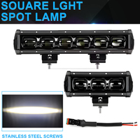6D Lens Work Light LED Bar for 4X4 Off Road Jeep Car SUV ATV Lada Niva Truck 12V 24V Driving Lamp DRL LED Light Bar 8inch 14inch