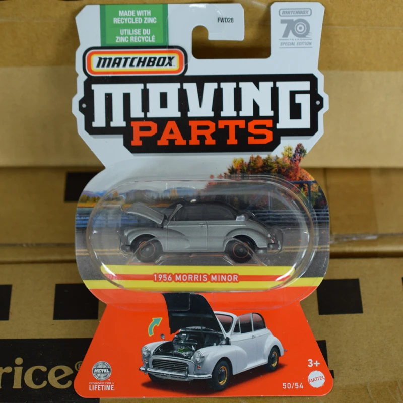 2023 MATCHBOX Moving Parts 1:64 divco Ford F-100 PORSCHE 911 Morris M4 MR2 Door Openable Metal Diecast Model Car Collection Toys