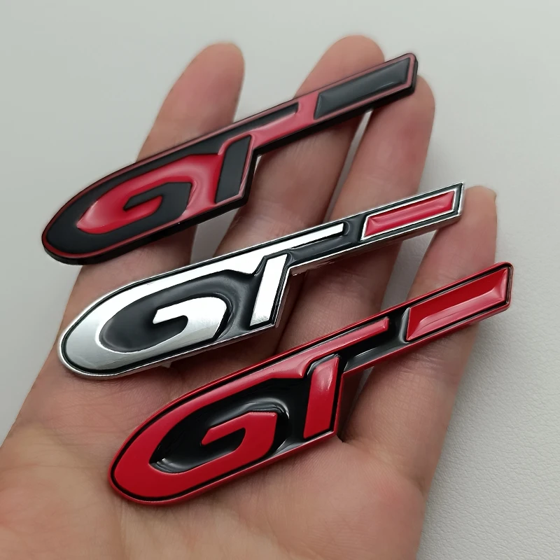 

3D Metal Logo GT Emblem Car Trunk Badge Decal For 208 408 508 201 206 207 2008 3008 4008 5008 308 GT Sticker Accessories