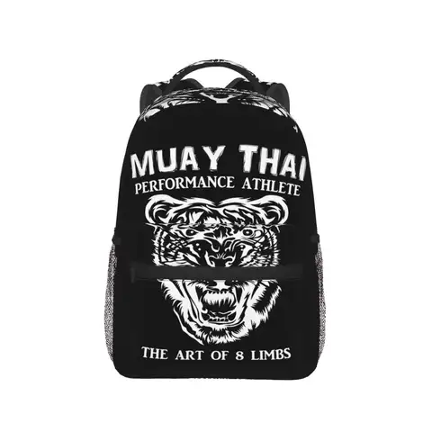 Tiger Muay Thai Thailandia Boxing Fighter Zaino Vendita calda Zaino Ragazzi Ragazze BookBag Borsa da scuola Borse a tracolla per uomo Donna