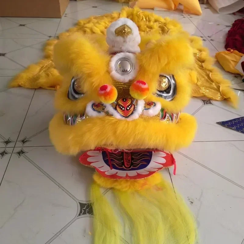 Lion Dance Adult Double Set Wool Lion Props Festival Performance Supplies