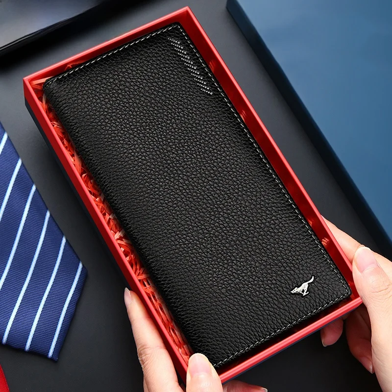 septwolves-長革財布メンズ誕生日プレゼント夫ビジネススタイル-ol-ファッション要素縫製ライントップレイヤー牛革