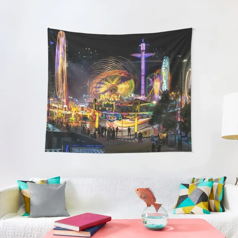 

Fairground Attraction (diptych - left side) Tapestry Things To Decorate The Room Decoration Wall Bedroom Deco Tapestry