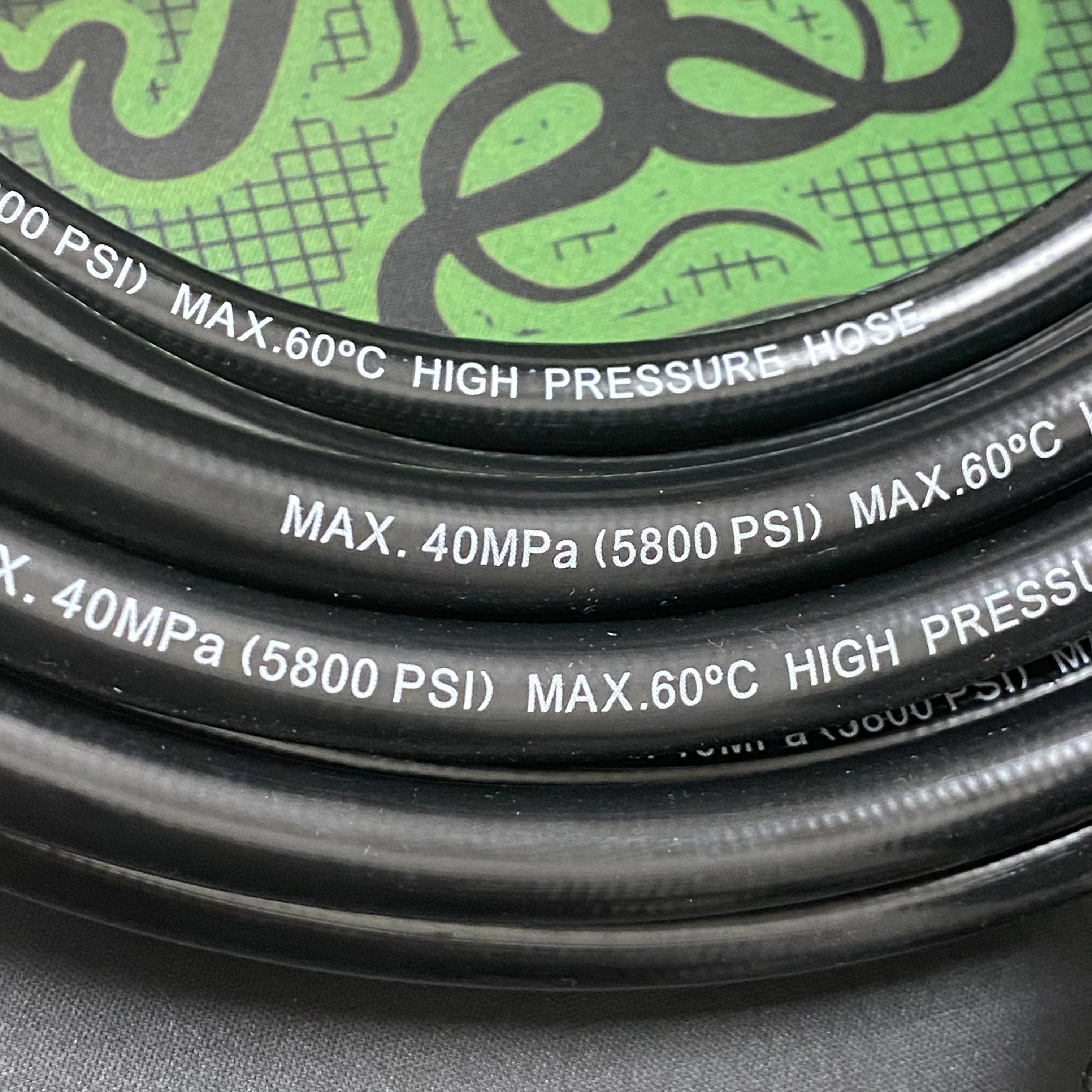 5800 PSI High Pressure Washer Hose With M22 14mm 15mm Universal Swivel Fitting Connector