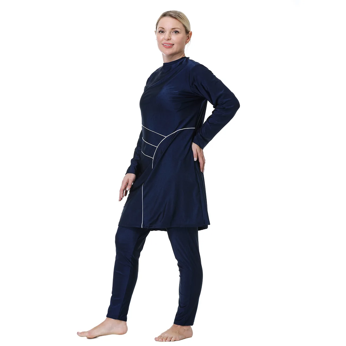 

Мусульманские женщины больших размеров, одежда для плавания, хиджаб, купальник, скромный купальник, исламский купальный костюм, буркини Femme Musulmane Maillot De Bain