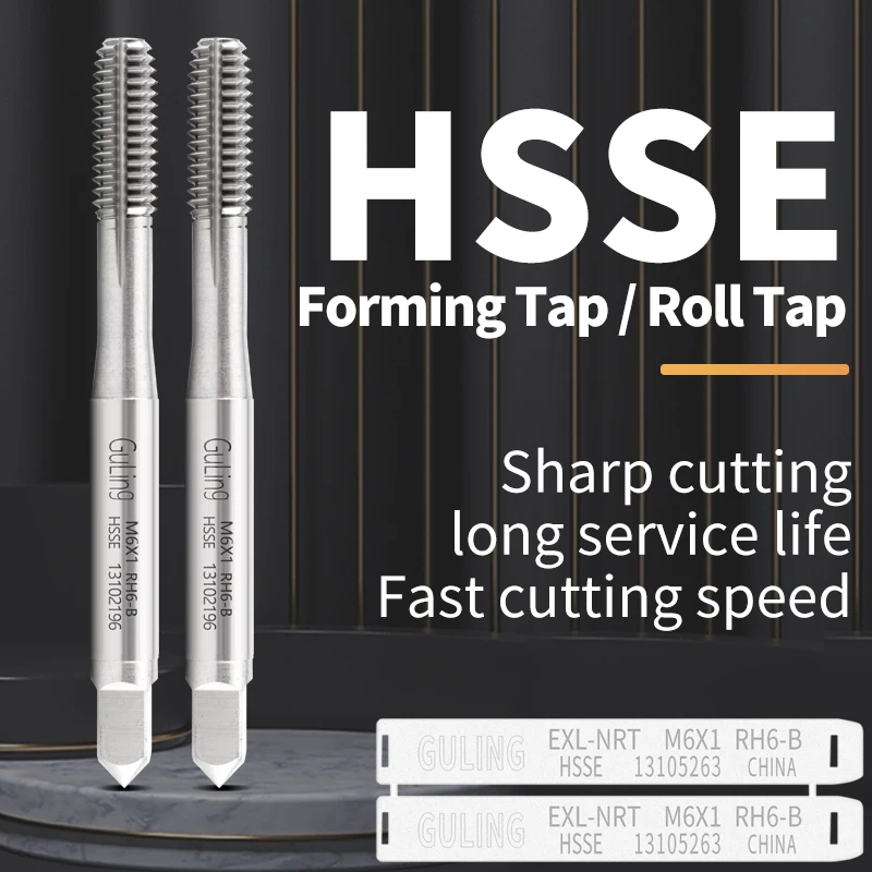 

GULING HSSE-M42 JIS Standard Roll Forming Tap M3 M4 M5 M6 M7 M8 M10 M11 M12 M14 M16 Machine Screw Thread Taps