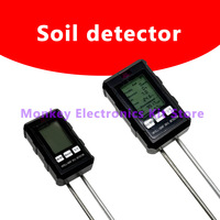 Digital 6 in 1 Soil PH Meter Fertility Soil Moisture Detector Garden Soli Analyze Sunlight Ambient Humidity Temp Tester Monitor