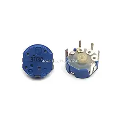 3 Pieces Rotary Potentiometer RK08H Single C30K Fine Tuning Potentiometer Y8 Type Adjustable Resistance Upper Bend Foot