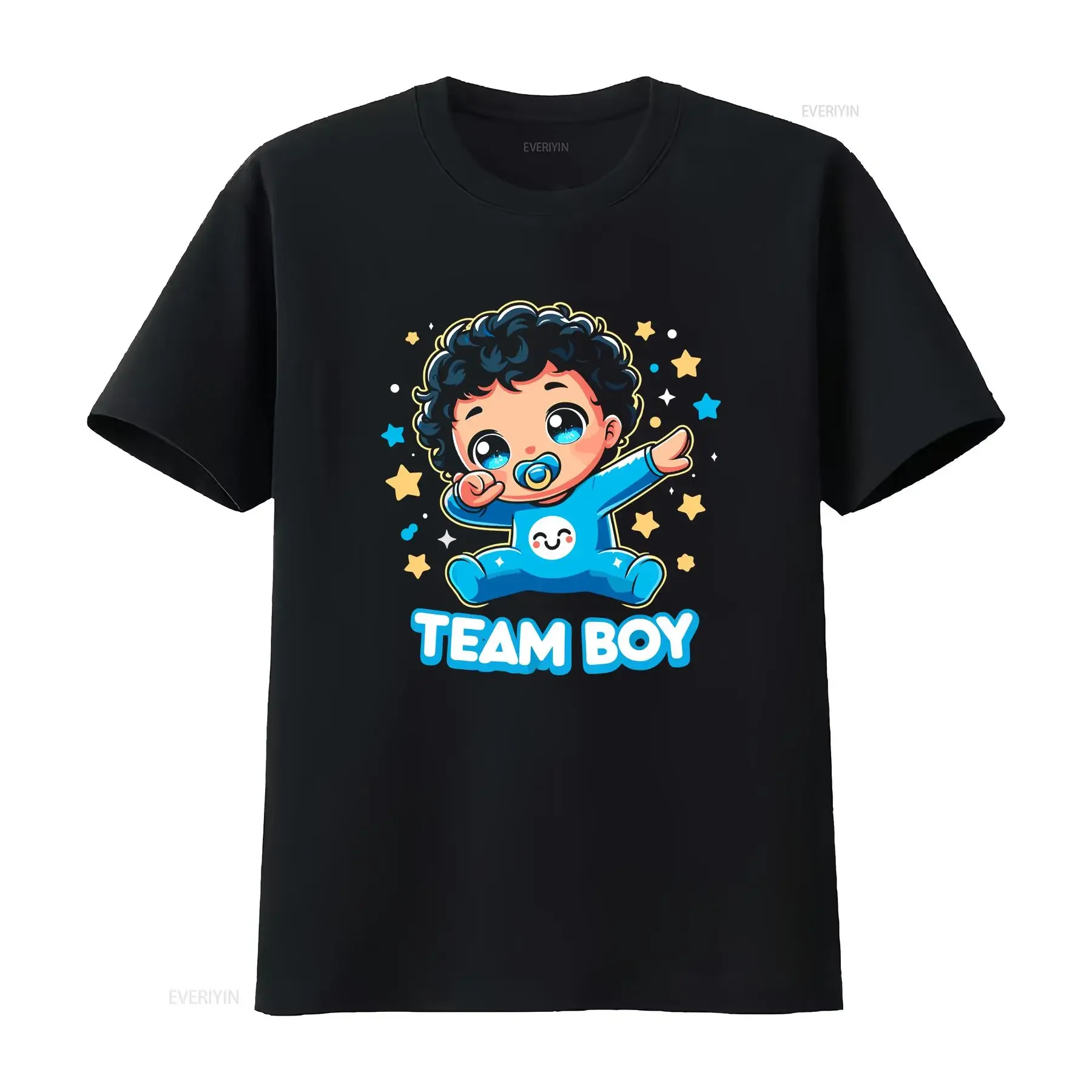 

Team Boy Baby Gender Reveal Party Announcement T Shirt vintage Washed Stylish graphic Soft designer clothes Casual Comfortable