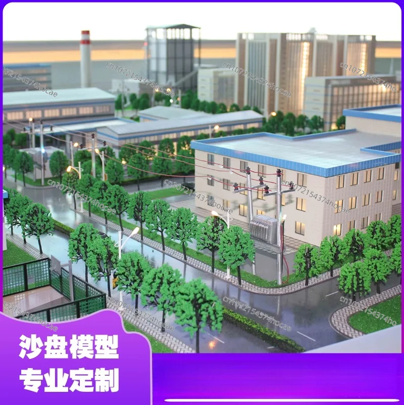 Power major teaching specimen, substation exhibition display, custom intelligent 220kV transformer station sand table