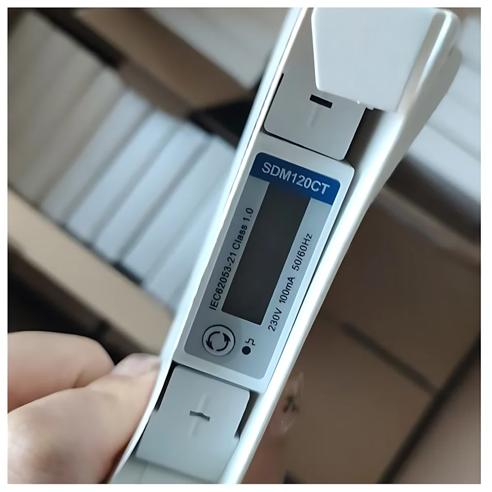 SDM120CT-100mA Rs485 Modbus Single Phase Electric Din Energy Smart Breaker Meter Digital Power Smart Meter Electricity