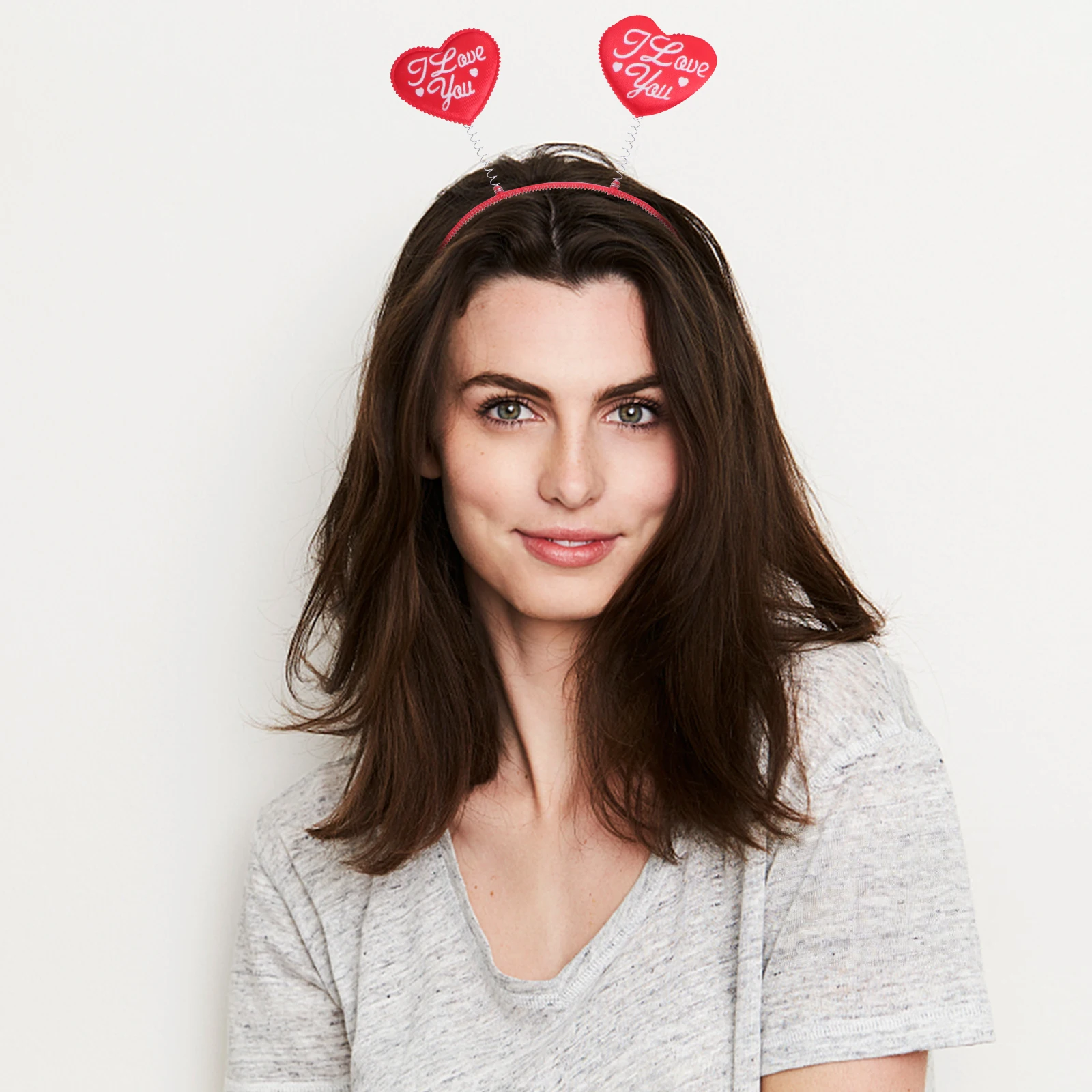 

3pcs Heart Headband Red Pink Bands Girls Headdress Lovely Headwear Hair Hoops Hair Accessories Durable Long Lasting Daily Party